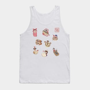 Food sticker Pack 2 - Large Sticker Tank Top